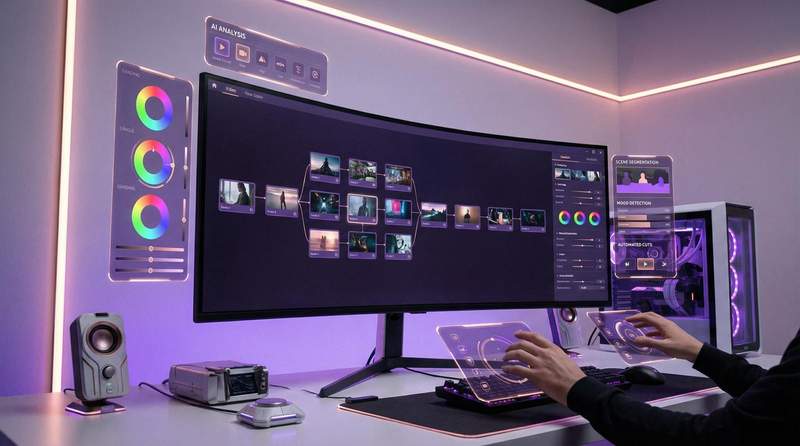 暗网 AI视频剪辑工作室